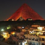 Pyramids at Night