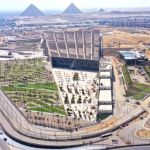 the grand egyptian museum tourist walkway
